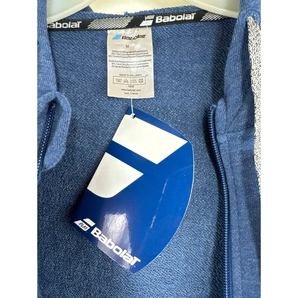 Babolat Exercise Zip Hoodie, Size Medium, Men, NWT